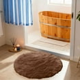 thumbnail image 5 of Sheepskin Round Rug 15.7 Inch, Fluffy Shag Circle Rug for Bedroom, Nursery, Living Room, Washable Non- Fuzzy Area Rug for Home Decor and Kids Playroom, 5 of 5