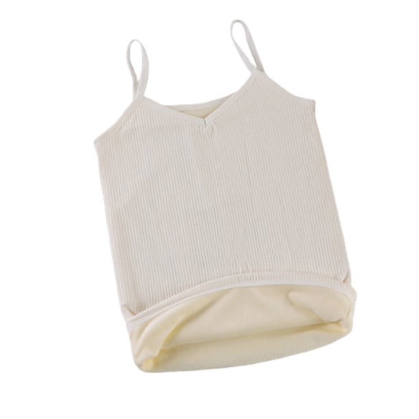 Minnieouse 2 piezas de ropa interior de mujer, chaleco térmico cálido que mantiene la correa ajustable para el hombro, reemplazo reutilizable, lencería Camisetas sin mangas Blanco Minnieouse AP013337-04