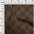 thumbnail image 2 of oneOone Polyester Spandex Brown Fabric Asian Block Dress Material Fabric Print Fabric By The Yard 56 Inch Wide, 2 of 5