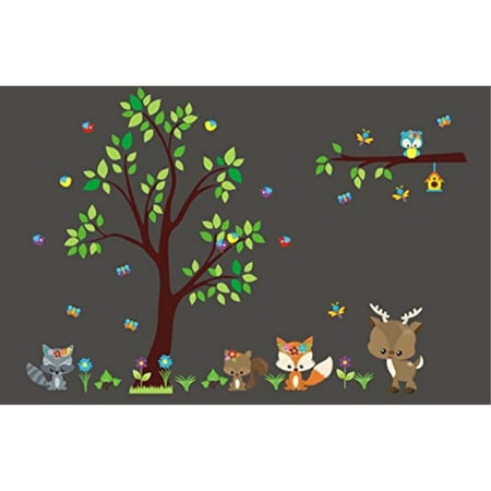 Nursery Wall Decal Woodland Forest Nursery Wall Decal Woodland Forest