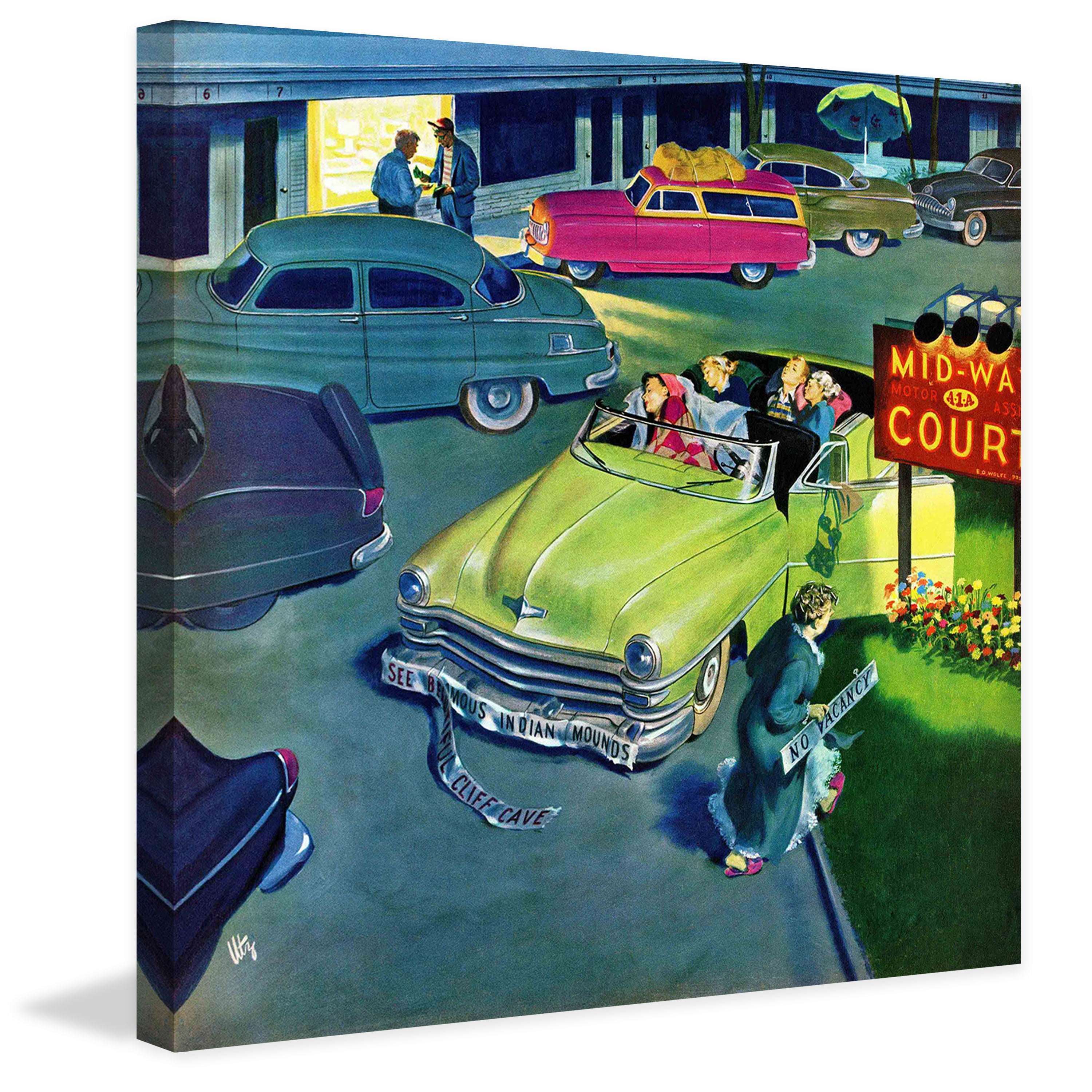 Marmont Hill "Mid-Way Court" Painting Print on Canvas
