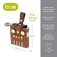 thumbnail image 3 of True Golfer's Liquor Flask for Men and Women with Accessories and Case, 6oz, 3 of 10
