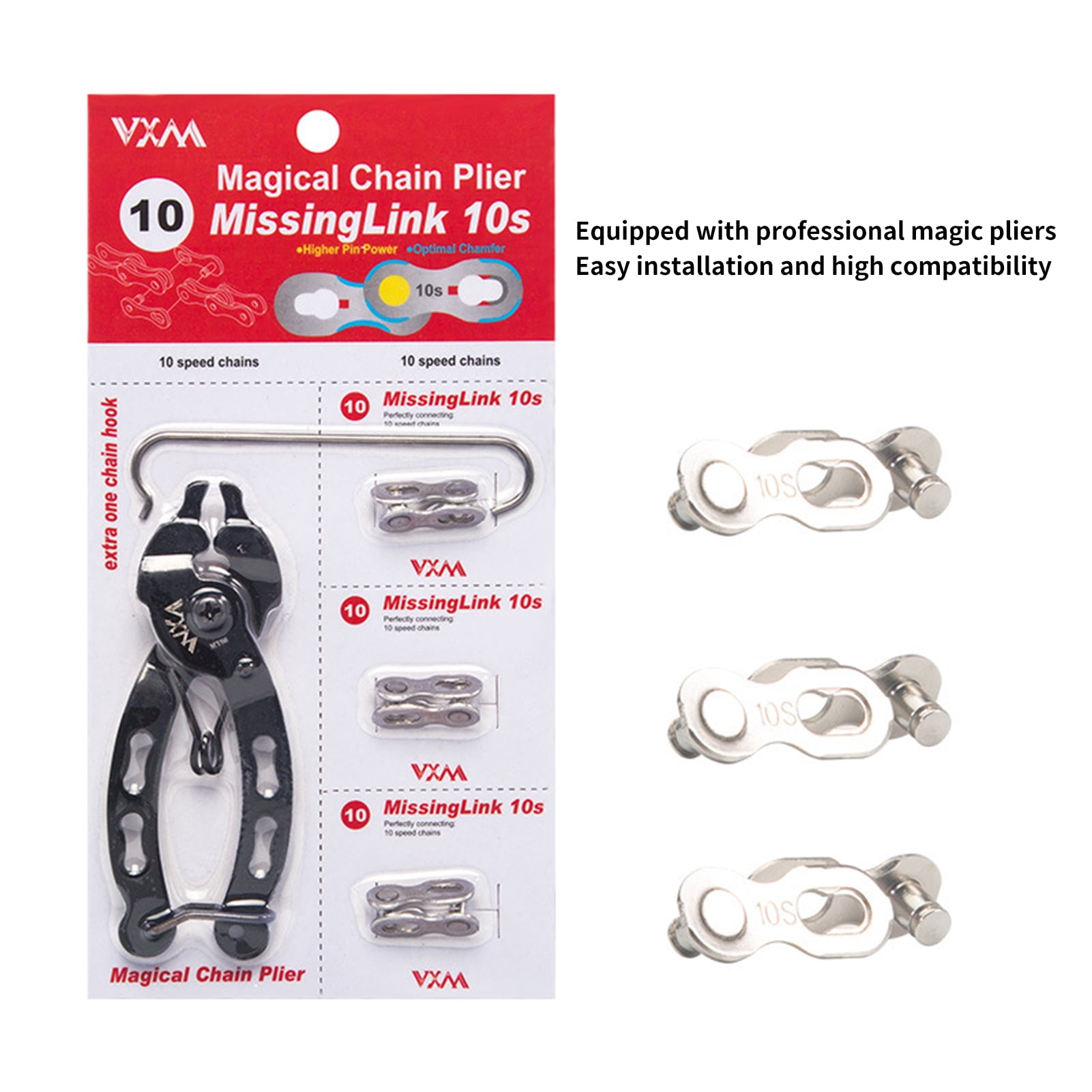 Visland Bicycle Chain Gauge Buckle Pliers Mini Quick Release Magic Link  Gauge Cycling Chain Hook Tools - Walmart.com