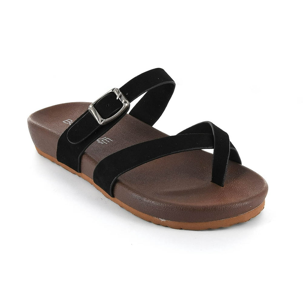 corkys sandals black