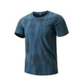 thumbnail image 1 of Tops para hombre, blusas y camisas de manga corta con cuello redondo para hombre, camiseta de manga corta con cuello redondo para hombre, blusa deportiva informal de seda fría transpirable para hombre, 1 of 2