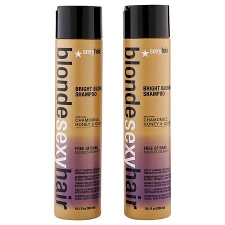 Sexy Hair Blonde Sexy Hair Bright Blonde Shampoo 2 ct 10.1 oz | Walmart