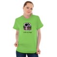 thumbnail image 5 of Bad Hair Day Relatable Lifestyle Women's Graphic T Shirt Tees Brisco Brands S, 5 of 6