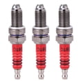 thumbnail image 1 of 3 Pcs 3-Electrode Spark Plug D8TC for 125Cc 150Cc 200Cc 250Cc Motorcycle Scooter ATV Quads, 1 of 6