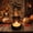A, variant on Skull Tabletop Decor, Black Metal Dancing Skeleton Tealight Stand, Gothic Couple Candle Holder for Halloween Party
