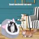 thumbnail image 5 of WDOplteas Cama Cerrada para Gatos Casa Antideslizante Cesta para Pequeños Y Cálidos en Invierno (Orejas Rosadas L), 5 of 9