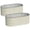 Ivory White, variant on SnugNiture 2-Pack 4x2x1.5 FT Extra-Deep Raised Garden Bed, Galvanized Metal Planter Box for Vegetables, Tomatoes, Herbs, Brown