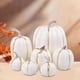 thumbnail image 3 of 7 calabazas falsas, pequeñas verduras artificiales para Halloween, hogar y otoño. Blanco, 3 of 5