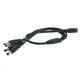 thumbnail image 2 of 40cm Una hembra de 2.1 mm Jack 2.1mm macho a 4 enchufes de alimentación de CC del divisor del cable adaptador para la cámara de circuito cerrado de televisión (Negro), 2 of 4