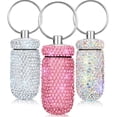 thumbnail image 1 of 3 Pieces Bling Portable Pill Container Keychain Pill Bottle Case Waterproof Trav, 1 of 5