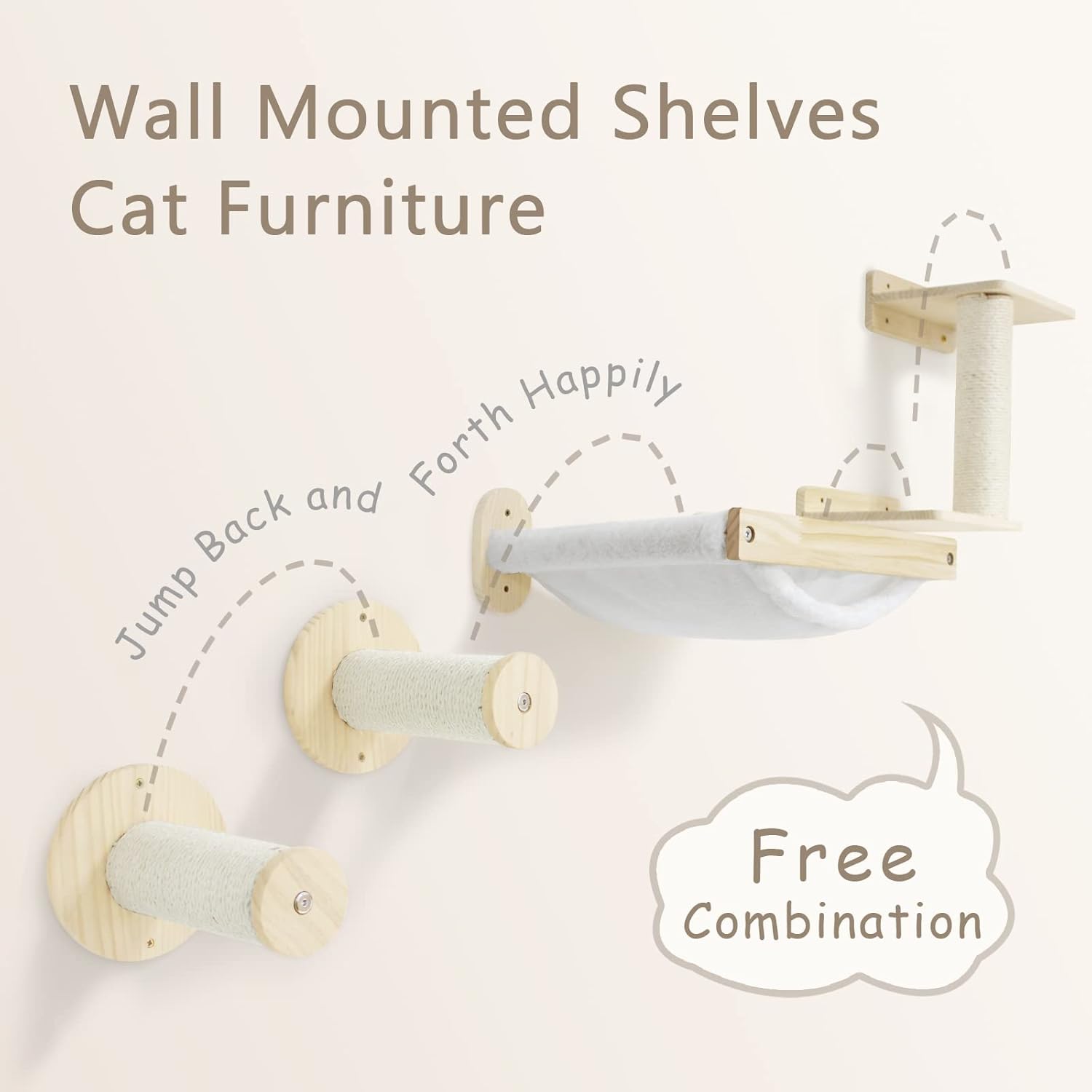 Cat Shelves and Perches for Wall - Wall Mounted Cat Shelf