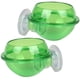 thumbnail image 1 of Comedero con ventosa para reptiles, cuenco antiescape para tortugas, gecos y serpientes (verde, 2 unidades), 1 of 4
