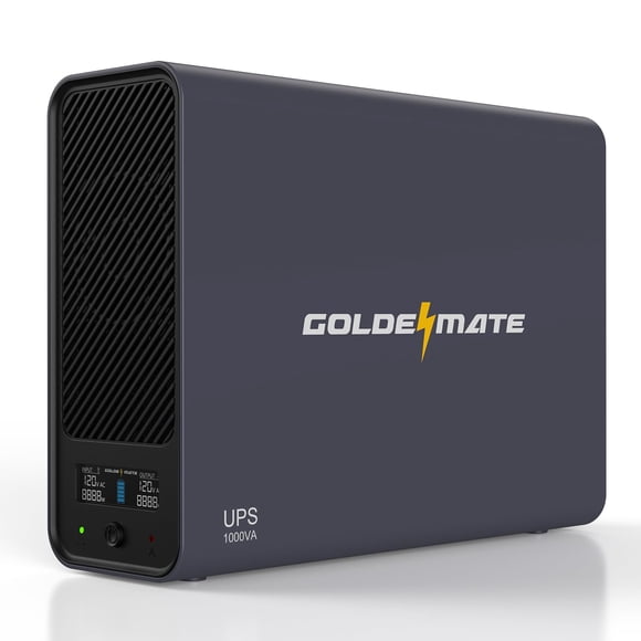 Protector de sobretensión y respaldo de batería UPS de 1000 VA/600 W LiFePO4