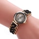 thumbnail image 2 of Reloj de cuarzo para mujer, relojes para mujer, reloj de pulsera analógico de cuarzo con cuerda de punto y cadena, reloj de cuarzo, 2 of 2