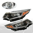 thumbnail image 2 of 2x Impact -Resistant Halogen Headlights Assembly LAMP Set w/ LED DRL For Kia Optima 2016 2017 2018, 2 of 20