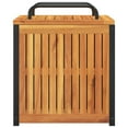 thumbnail image 6 of vidaXL Patio Cushion Box Garden Outdoor Furniture Solid Wood Acacia and Steel, 6 of 9