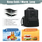 holuxer Insulated Tactical Lunch Box for Men, Double Deck Expandable ...