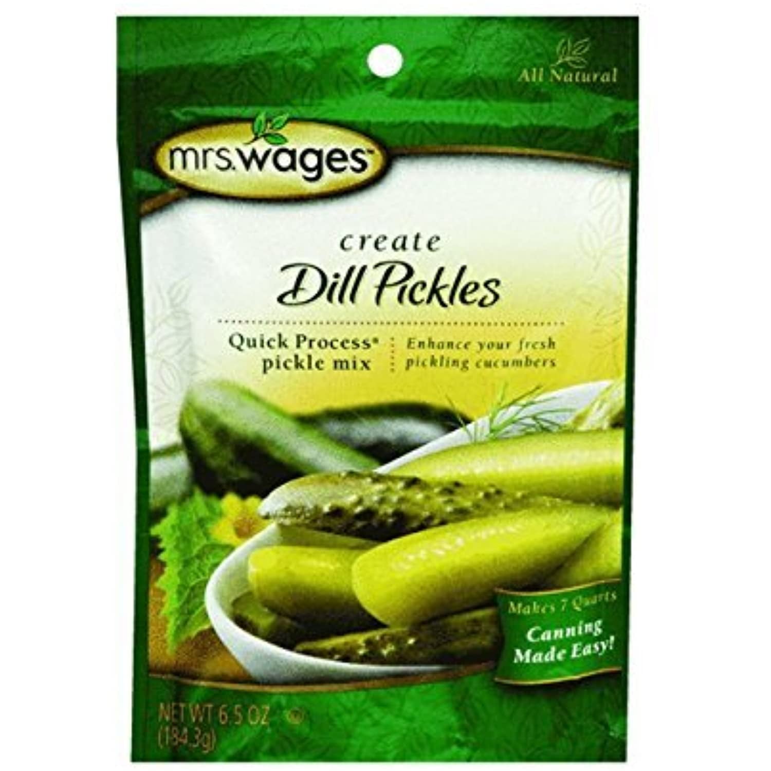 Mrs. Wages Dill Pickling Mix, 6.5 Ounces X 3 Packages