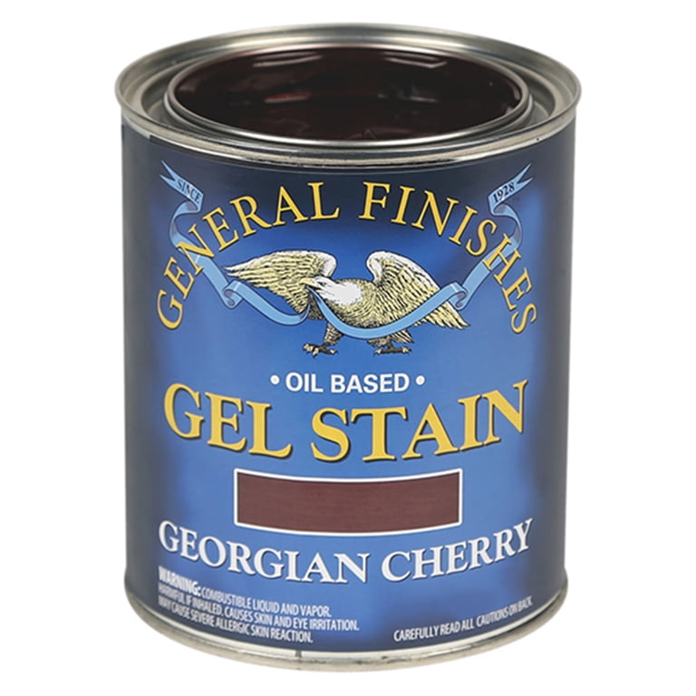 General Finishes, Gel Stain, Oil Based, Georgian Cherry, Pint