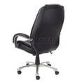 thumbnail image 4 of Famous Brand 1609BPUE-BLACK Saddle Stitched High Back Leather Chair, 4 of 4