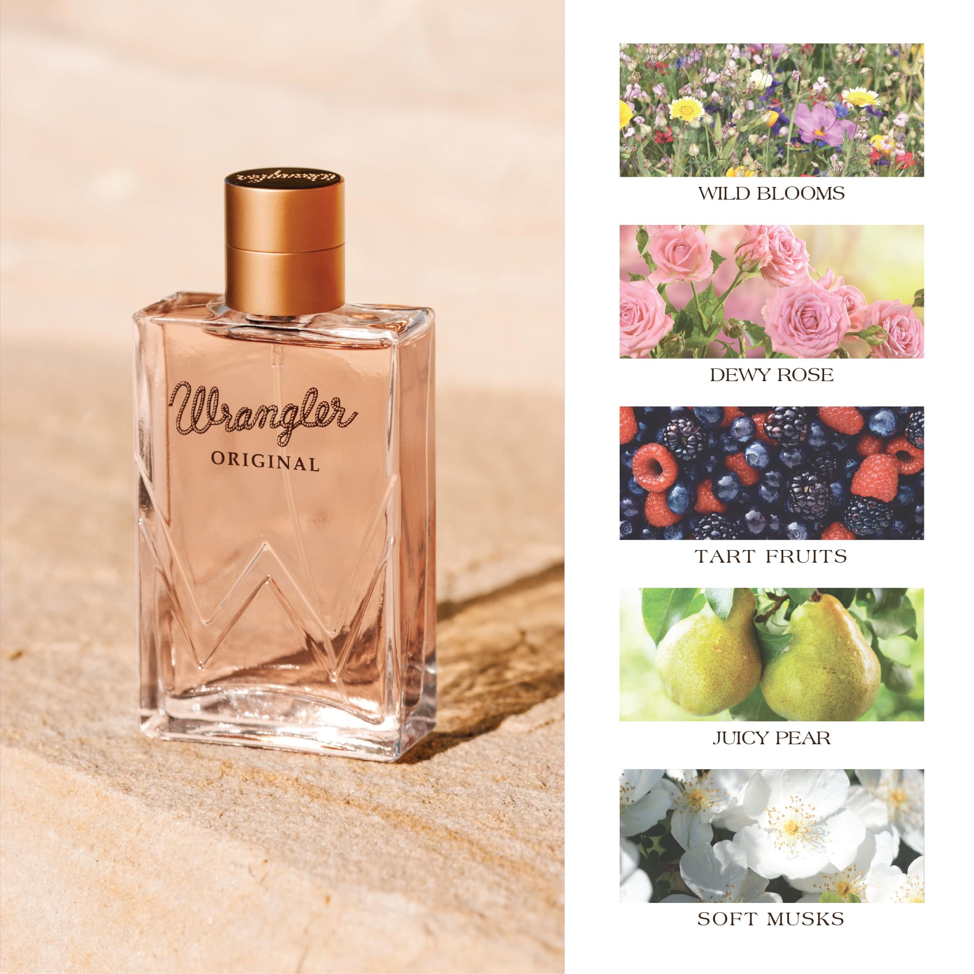Wrangler Original Perfume For Her by Tru Western, 2.5 fl oz - Sugared Fruits, Tart, Vibrant