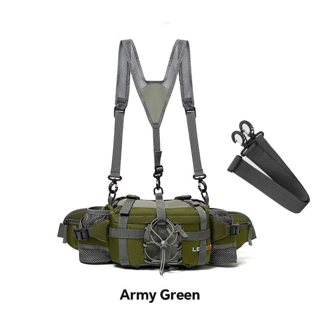 Gilet de Sport Extérieur Sac de Taille, Sac de Rangement pour Randonnée & Cyclisme & Escalade, Sac à Dos de Voyage Polyvalent