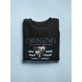 thumbnail image 3 of Crossing, The Ocean Travels Sweatshirt Men -Image by Shutterstock, Male Medium, 3 of 4