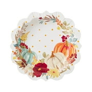 The Pioneer Woman Pumpkin Disposable Dessert Plates, 8", 12 Count