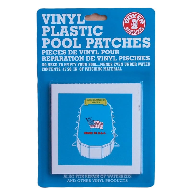 Boxer Adhesives Vinyl Quick Patch Kit for Swimming Pools, 45 SQ.IN.
