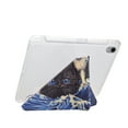 thumbnail image 6 of Case for iPad Mini 6 / iPad Mini 7 8.3 inch Drawing Pattern Y-Fold Standing Case Clear Back with Landscape Portrait Mode Pencil Holder & Auto Sleep, 6 of 9