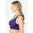 thumbnail image 3 of Comfort Choice Women's Plus Size Wireless Microfiber T-Shirt Bra, 3 of 6