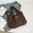 thumbnail image 2 of Guardurnaity Bolso tote plegable con llavero, de piel y tela, con detalles en oro cepillado. Minibolsos expandibles con llavero. Bolsas de mensajero y de hombro blanco, 2 of 6