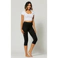thumbnail image 2 of Conceited Women's Ivy Buttery Soft High Waist Capri Leggings, 2 of 6