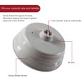 thumbnail image 4 of Food Cover, Food Storage Silicone Lids Adjustable Size Silicone Microwave Lid Splash Guard with Grip Handle Easy to Use Dishwasher Safe Food Cover for Kitchen and Home, 4 of 7