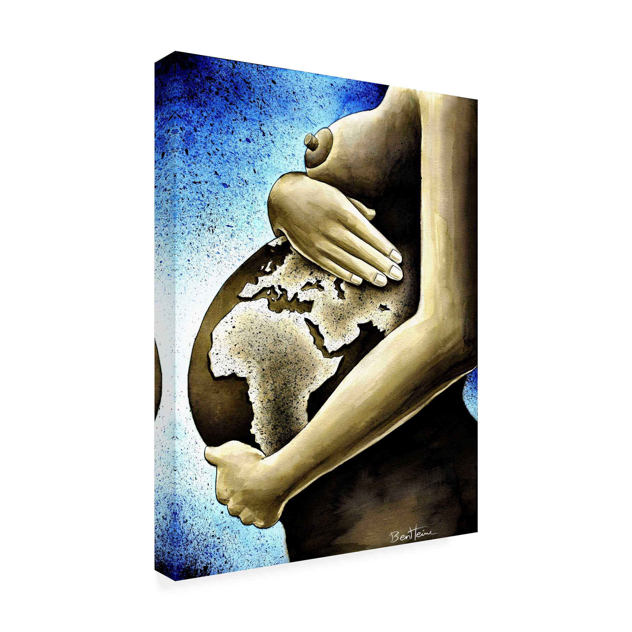 Ben Heine 'Mother Africa 1' Canvas Art