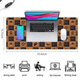 thumbnail image 5 of Long Mouse Pads for Desk,Halloween Patchwork Icons Pattern Desk Mats on Top Of Desks, Desk Mouse Pad Extra Large with 3mm Non-Slip Base and Stitched Edge for Gaming,Office,Work,Home 35.4x15.7in, 5 of 5