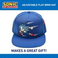 thumbnail image 6 of SEGA Sonic The Hedgehog Baseball Hat - Featuring Sonic, Tails, and Knuckles - Official Curved Brim, Adjustable Cap, 6 of 7