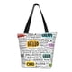 thumbnail image 1 of Fotbe Hello Bolsa de Playa con Estampado, Bolsa de Hombro, Bolsa de Mano Espaciosa, Bolsa de Viaje Ligera, Bolsa de Compras Versátil, 1 of 6