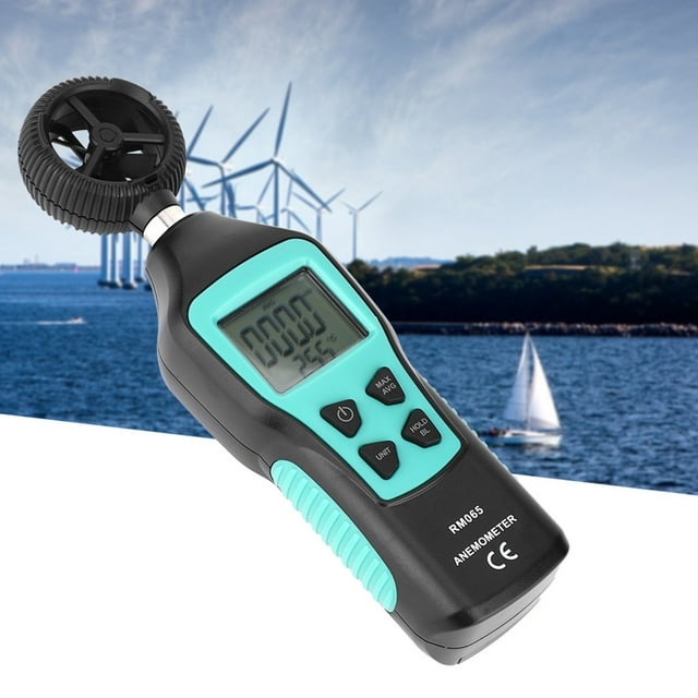 Digital Anemometer Wind Speed Gauge Wind Measuring Tool FY856 HandHeld Digital Anemometer Wind Speed Meter Wind Measuring Tools