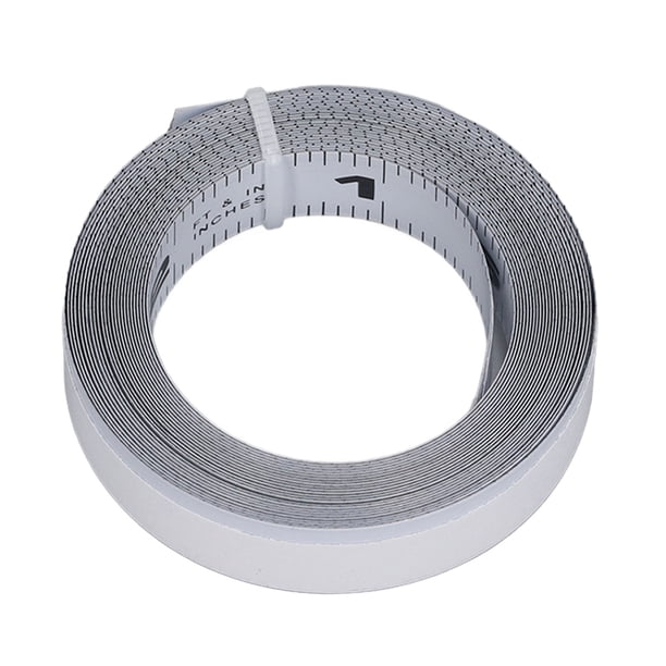 Regla De Cinta Métrica Adhesiva, Escala Resistente De 12 Pies De Longitud, Textura De Metal Fuerte, Regla Autoadhesiva Portátil A Prueba De Polvo Para Manualidades