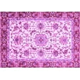 thumbnail image 1 of Ahgly Company Indoor Rectangle Abstract Purple Modern Area Rugs, 7' x 10', 1 of 4