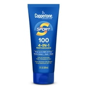 (2 pack) Coppertone Sport Sunscreen Lotion, SPF 100 Sunscreen, 3 fl oz