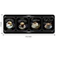 thumbnail image 3 of Coffee Flannel Kitchen Rug, Kitchen Rugs Mats with Dirty Resistance, Washable, Decorative Kitchen Mat Non-Slip, Kitchen Rugs and Mats 47x17inch, 3 of 3