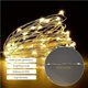 thumbnail image 3 of Ounissouiy 3 uds. De luces solares para jardín, luces LED de cadena, 10M, 100 LED, resistente al agua, cadena de luz solar para exteriores con 8 modos para Kits de decoración para fiestas Ounissouiy HA035584-00, 3 of 6