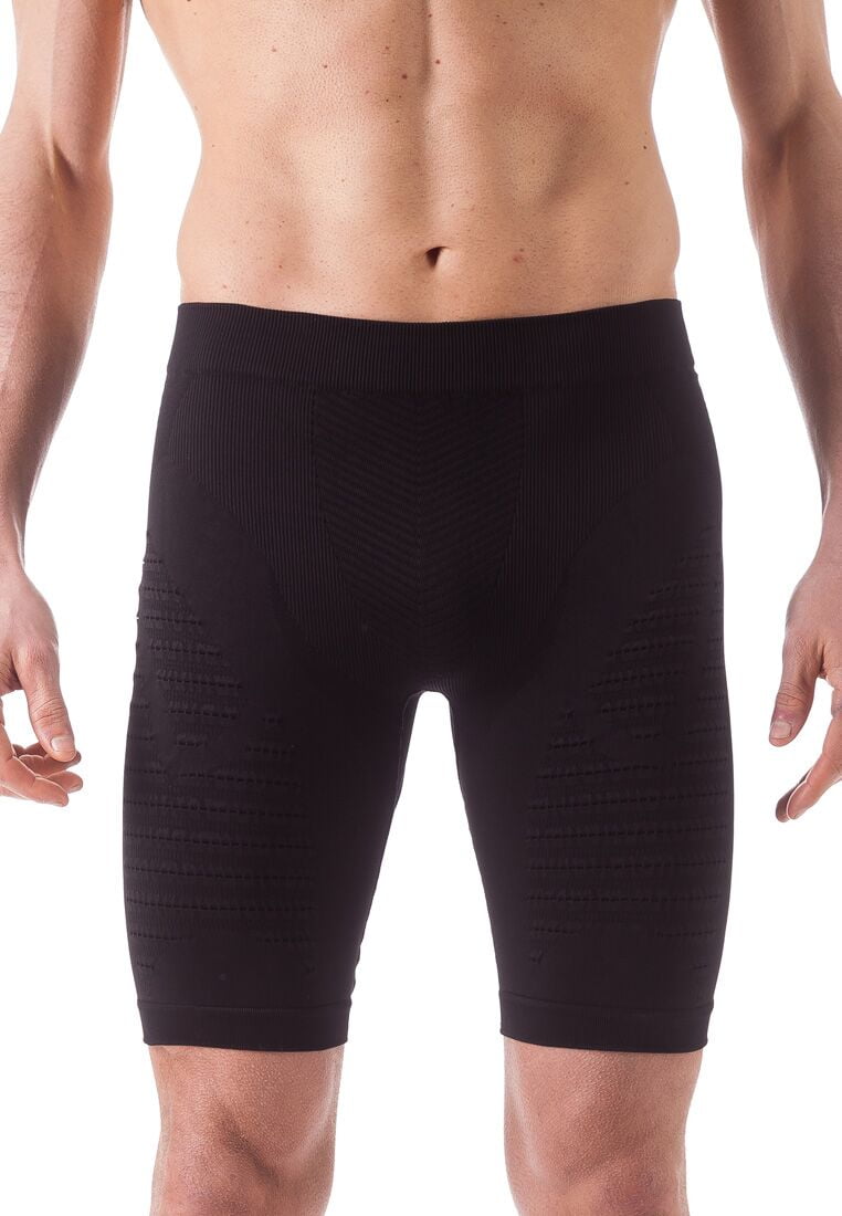 black compression shorts