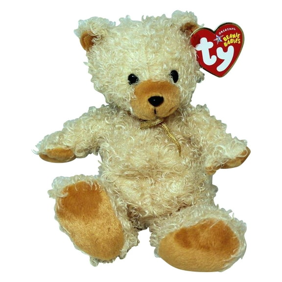 Ty Beanie Baby: Curls the Bear | Stuffed Animal | MWMT